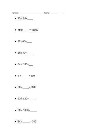 Multiplicaciones sencillas