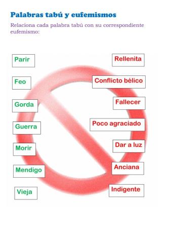 Palabras tabú y eufemismos