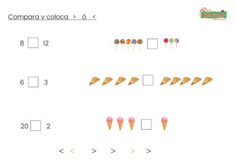 Mayor qué y Menor qué