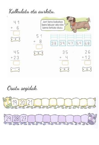 Batuketak eta segida.