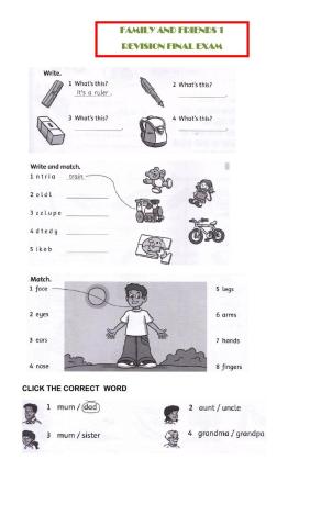 Family and friends 1 u1-8