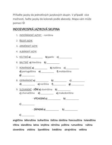 Indoevropské jazyky