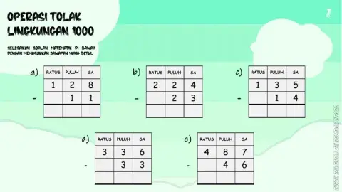 Operasi tolak lingkungan 1000
