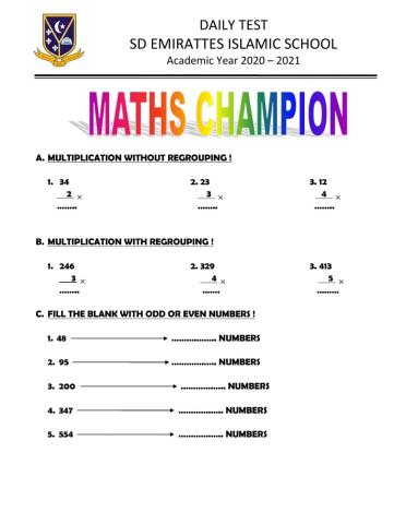 Ph math champions unit 5 and 6
