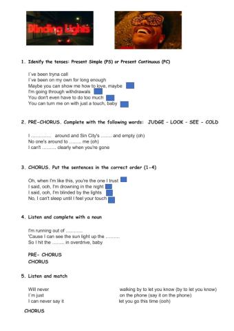 Blinding lights - Revision