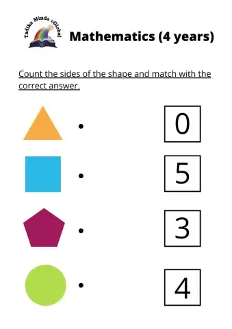 4 Years: Math Set 11 Page 1
