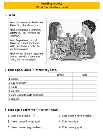 What food do they have?