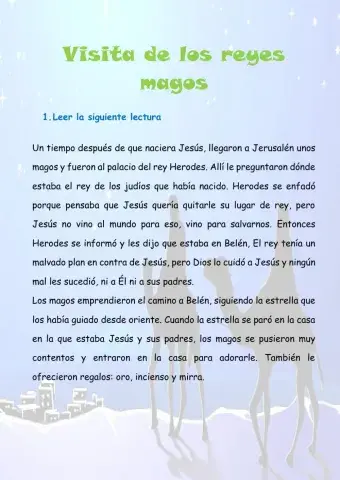 La llegada de Jesús