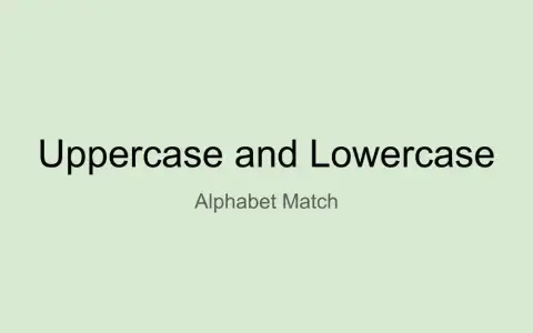 Upper case and Lowercase Matching