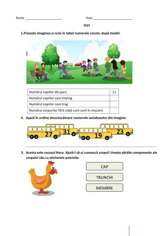 Numerele naturale 0 -31