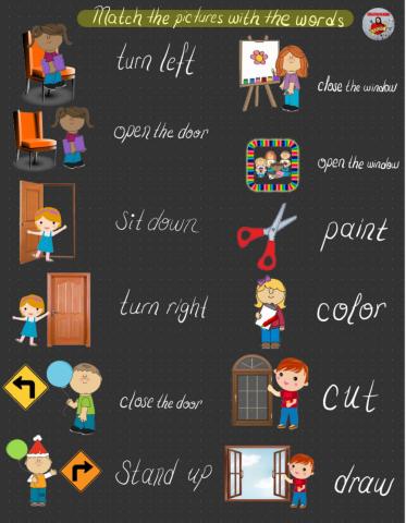 2.3 In the classroom (match)