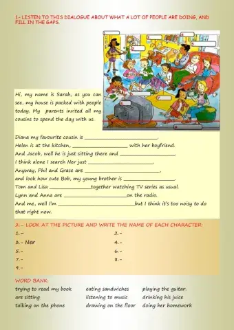 Listening (Present Continuous)