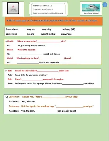 Somewhere ,anywhere, someone, anyone