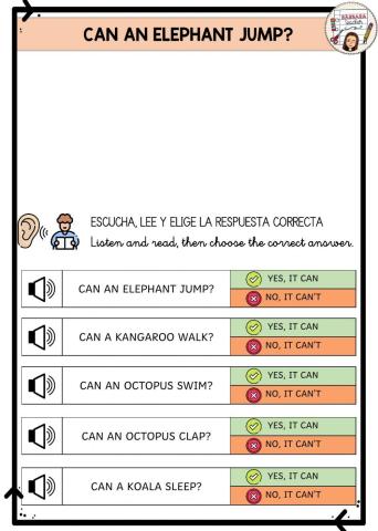 Can an elephant jump?