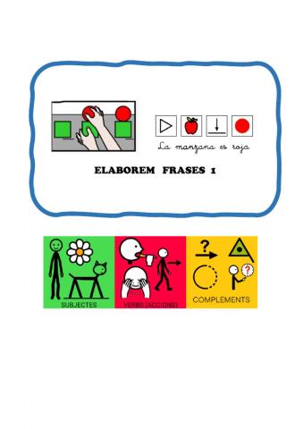 Elaboracion de frases con ayuda visual