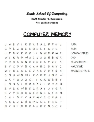 Computer memory