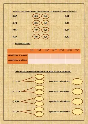 Redondear números decimales
