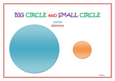 big circle and small circle