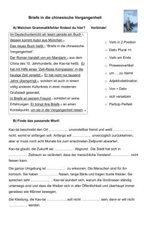 Briefe in die chinesische Vergangenheit