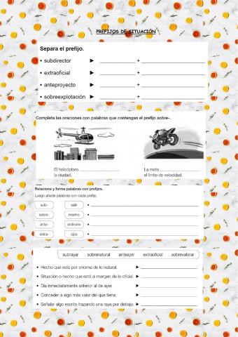Prefijos de situación