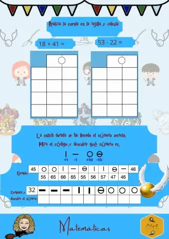 Suma resta ABN y símbolos