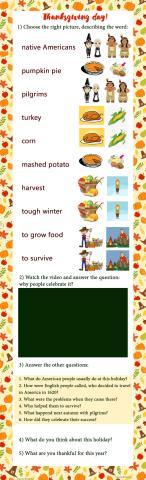 Thanksgiving day - for kids