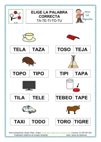 Elige la palabra correcta.TA TE TI TO TU MAYÚSCULAS