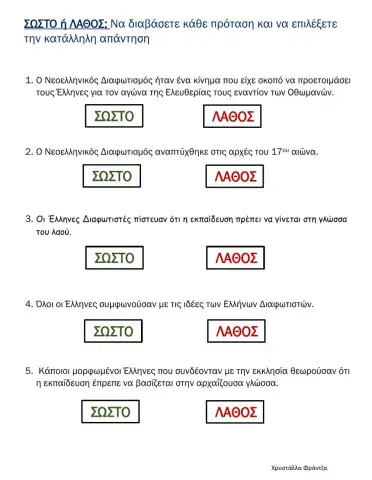 O Νεοελληνικός Διαφωτισμός