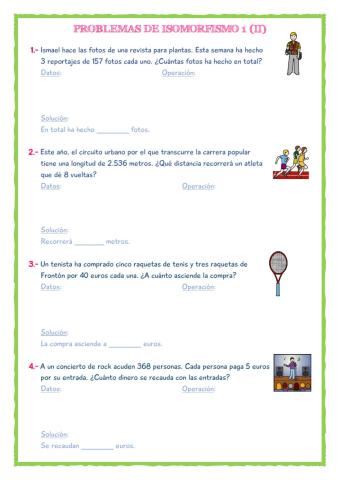 Problemas de Isomorfismo 1(II)