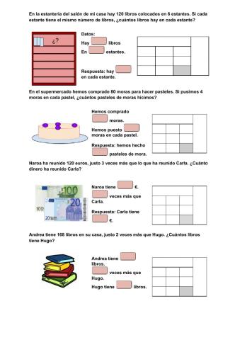 Problemas de división