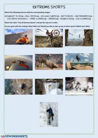 Extreme sports