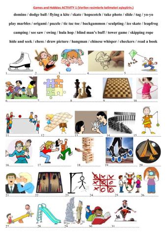 5.3. Games and Hobbies Activity