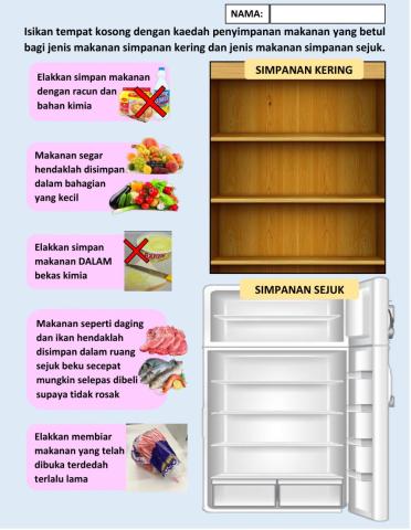 Kaedah simpan makanan