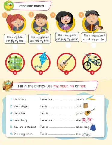 Possessive Pronouns
