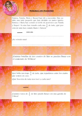 Problemas fracciones