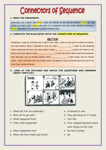 Connectors of sequence
