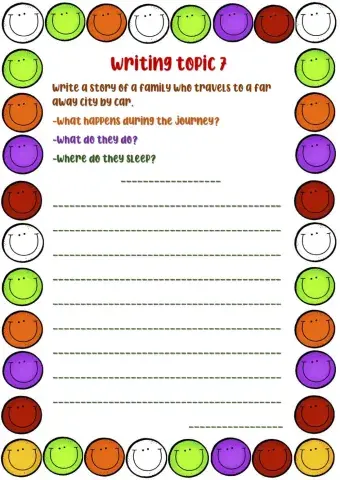 6th Grades Writing Topic-7