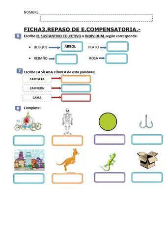 Repaso de lengua compensatoria