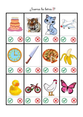 Suena la I en las siguientes palabras