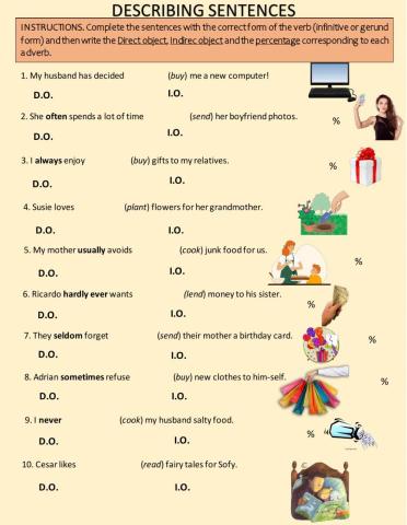 Describing sentences