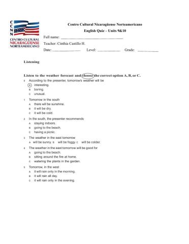 OpenMind 2 test units 9-10