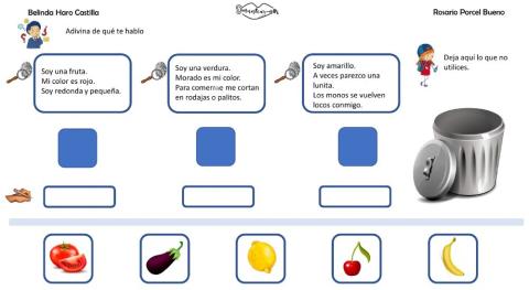 Adivinanza4: alimentos