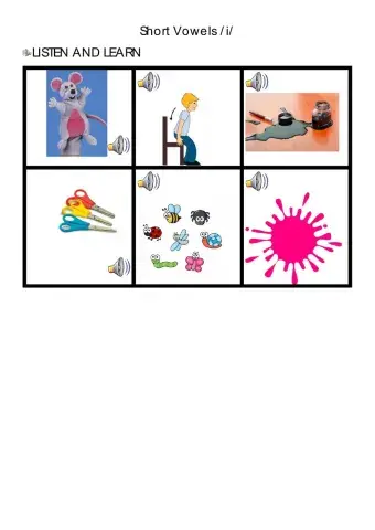 Short Vowels -i- Jolly Phonics