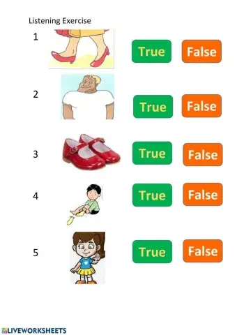 听声音，判断图片对错 衣服