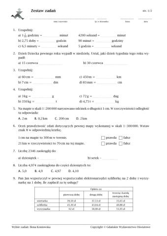 Liczby na co dzień kl 6