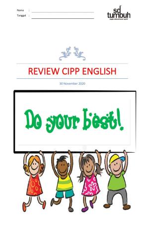 Review CIPP English