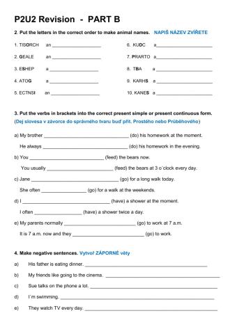 P2U2 Revision Part B