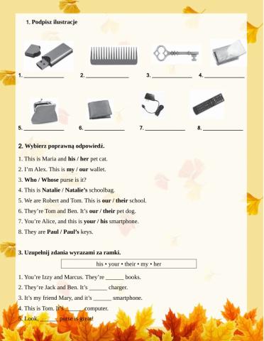 Brainy 4 unit 3, short test