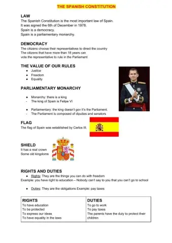 Spanish Constitution