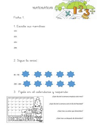 Matemáticas 2º Primaria